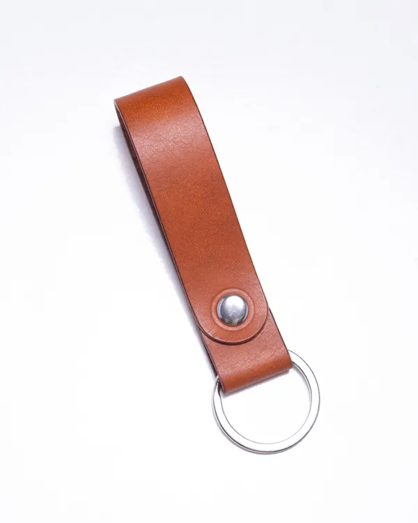 The_Strip_-_Brown_Full_Grain_Leather_Keychain