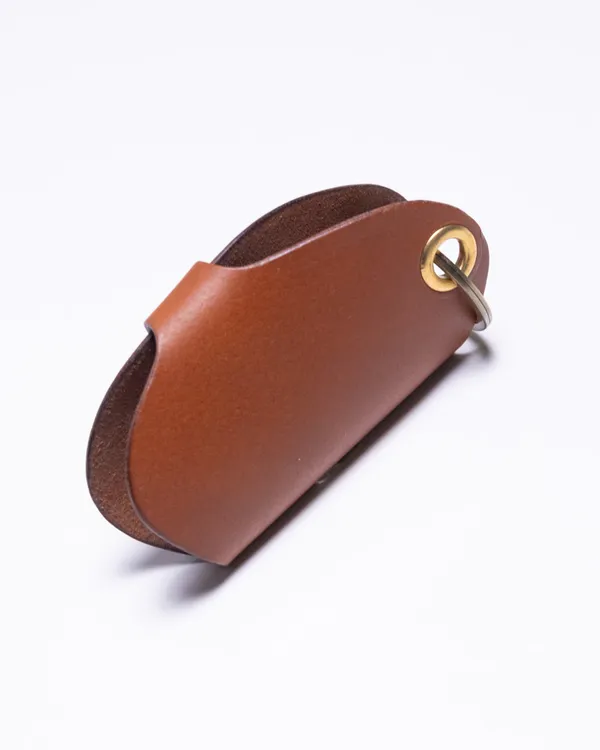 Key_Wrap_-_Tan_Black_Leather_Wrap_Keychain