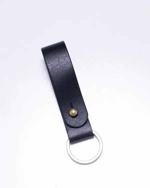 The_Loop_-_Black_Full_Grain_Leather_Belt_Loop_Keychain