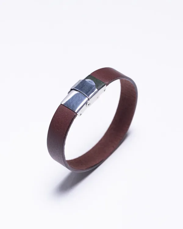 The_Stride_-_Brown_Full_Grain_Leather_Wrist_Band