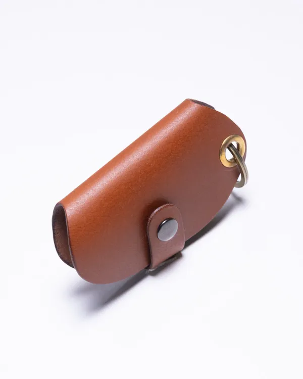 Key_Wrap_-_Tan_Black_Leather_Wrap_Keychain