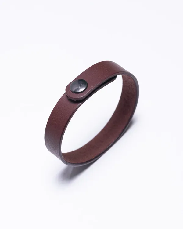 The_Strand_-_Brown_Full_Grain_Leather_Wrist_Band
