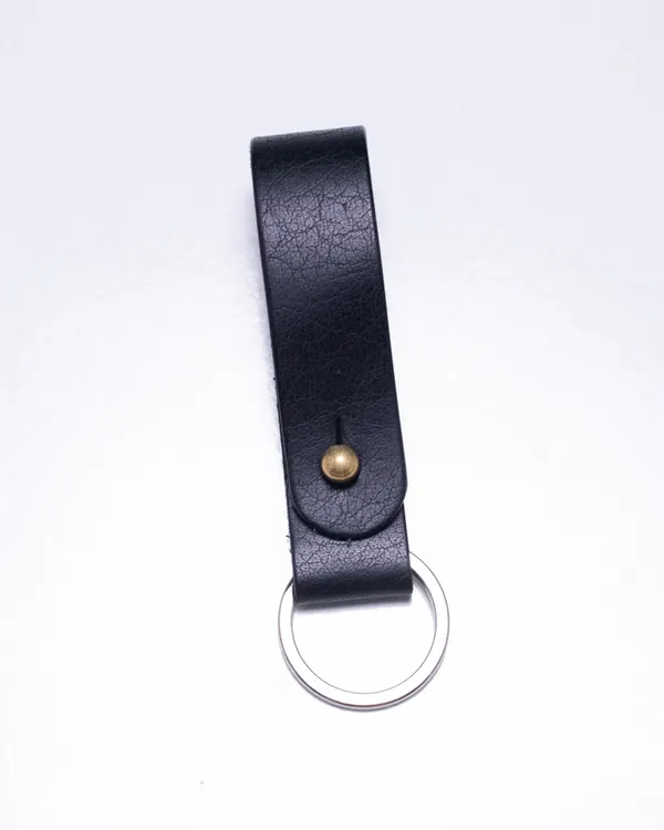 The_Loop_-_Black_Full_Grain_Leather_Belt_Loop_Keychain