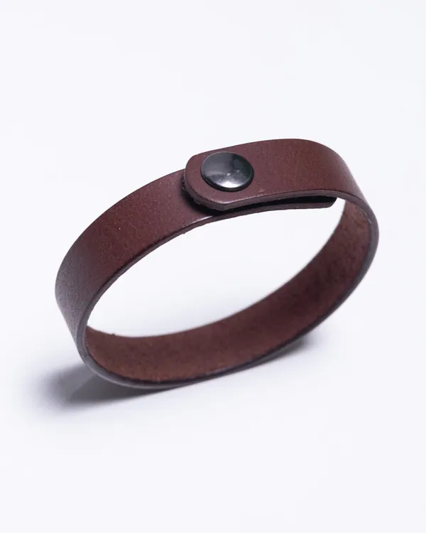 The_Strand_-_Brown_Full_Grain_Leather_Wrist_Band