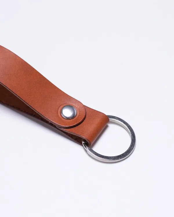 The_Strip_-Tan_Full_Grain_Leather_Keychain