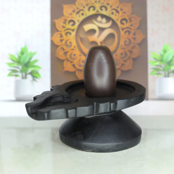 Narmada_Stone_Black_Damru_Shivling_Set_For_Pooja_Decor