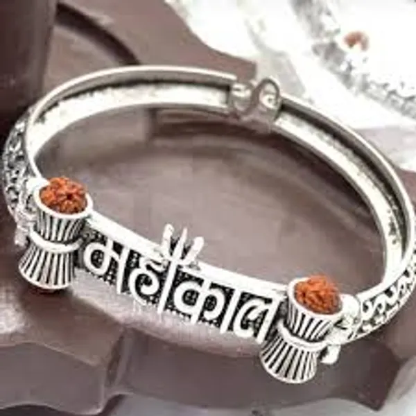 Silver_Tone_Mahakal_Rudraksha_Kada_Bracelet_for_Men