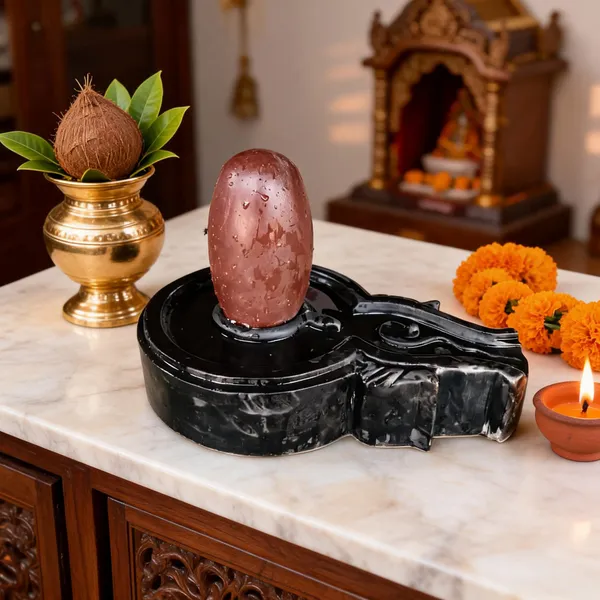Narmada_Stone_Black_Shivling_Pooja_Set_6_Inch