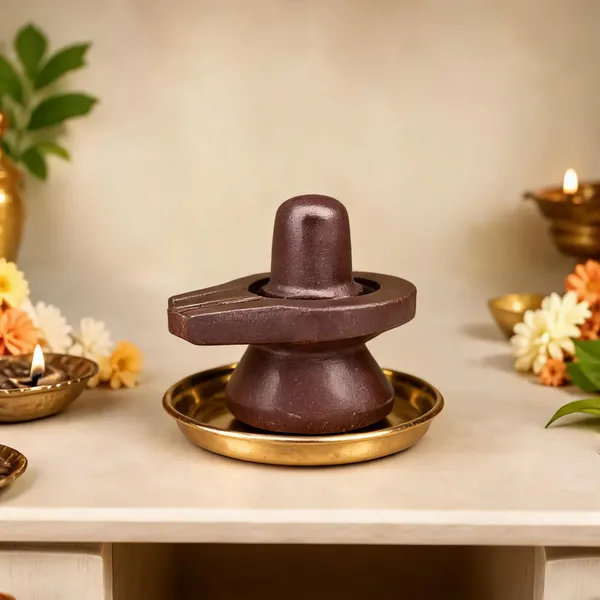 Narmada_Stone_Brown_Akhand_Shivling_Idol