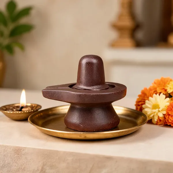 Narmada_Stone_Brown_Akhand_Shivling_Idol