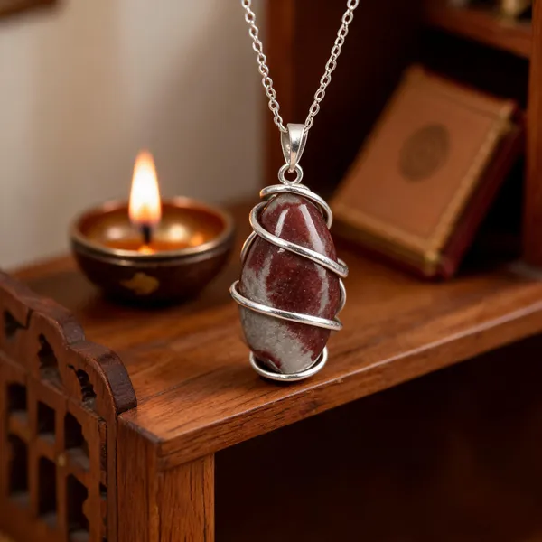 Brown_Narmada_Stone_Shiva_Pendant_For_Unisex