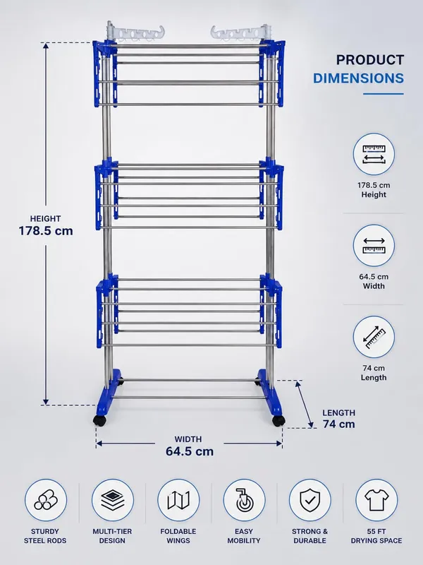 3_Layer_Cloth_Dryer