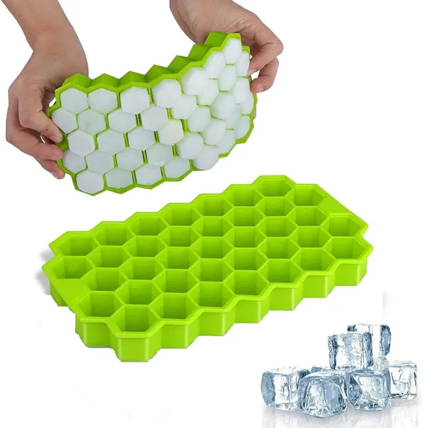 Silicone_Honeycomb_Ice_Cube_Tray_Without_Lid