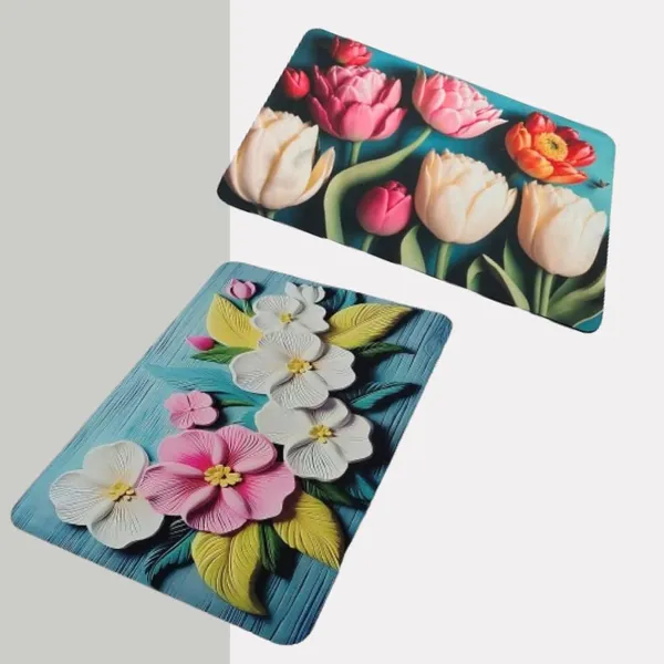 Square_5D_Mat_Door/Bathroom_Mat_(Mix_Design)