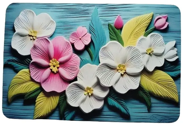 Square_5D_Mat_Door/Bathroom_Mat_(Mix_Design)