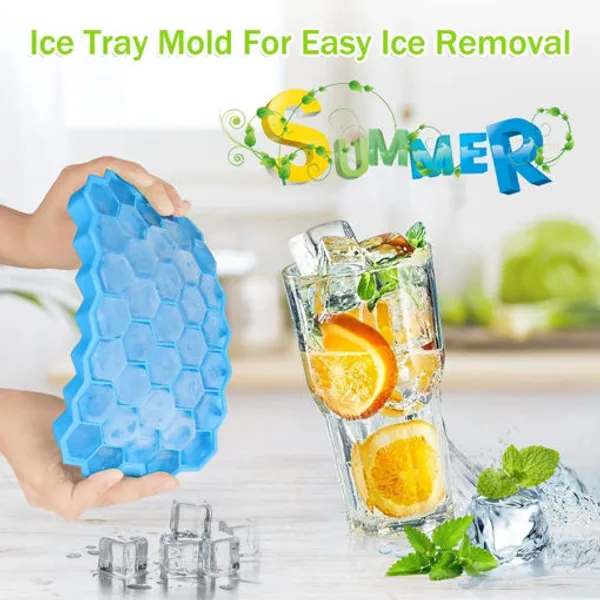 Silicone_Honeycomb_Ice_Cube_Tray_Without_Lid