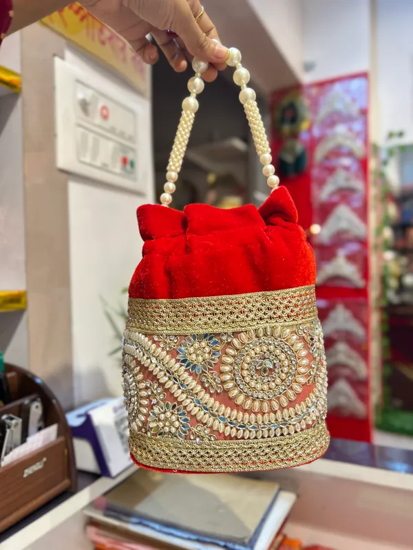 Red_Velvet_Embellished_Bridal_Batwa_/_Potli_Bag_for_Women