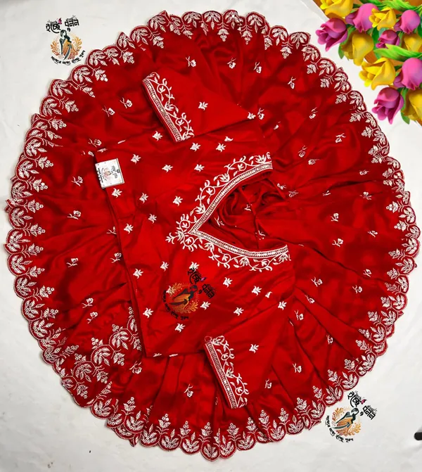Red_Briddhi_Saree_and_Blouse_Set