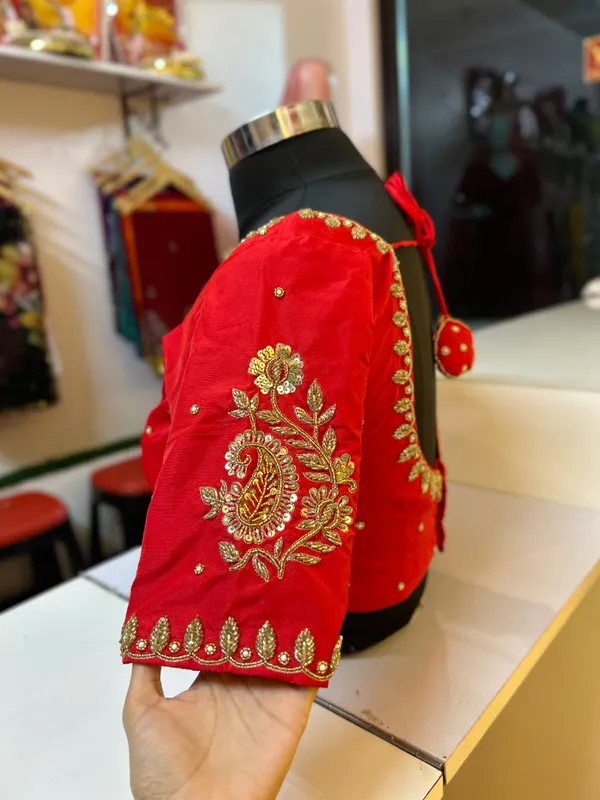Red_Aari_Work_Bridal_Blouse