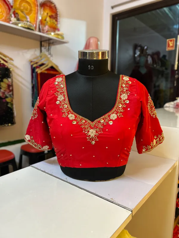Red_Aari_Work_Bridal_Blouse