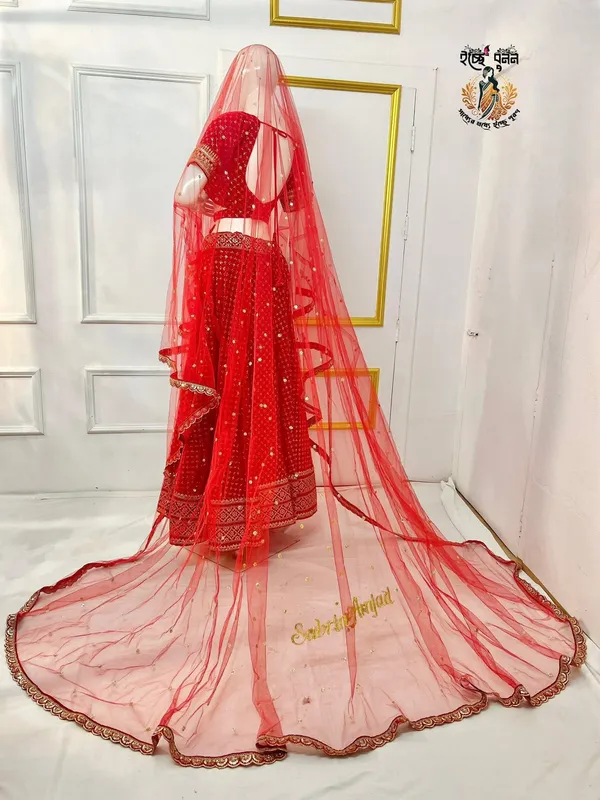 Red_Customised-Name_Bridal_Dupatta
