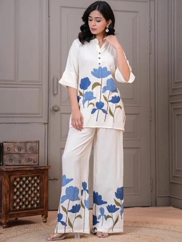 White_Floral_Kurta_Palazzo_Set_for_Women