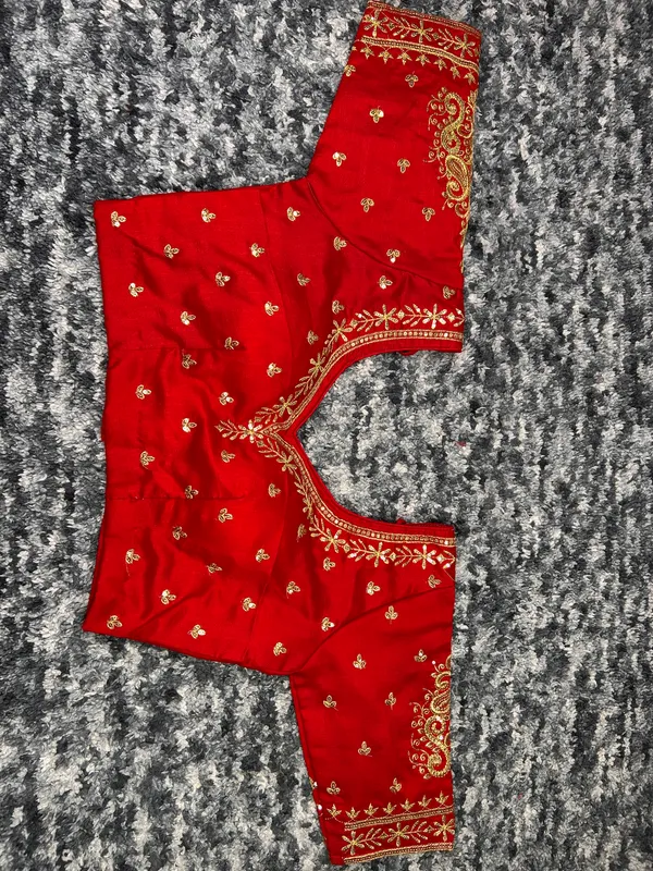 Red_Embroidery-Work_Bridal_Blouse_for_Women