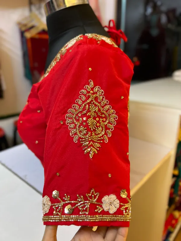 Red_Aari_Work_Bridal_Blouse