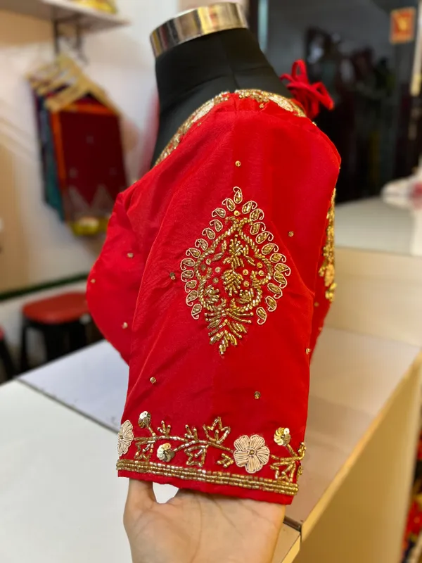 Red_Aari_Work_Bridal_Blouse