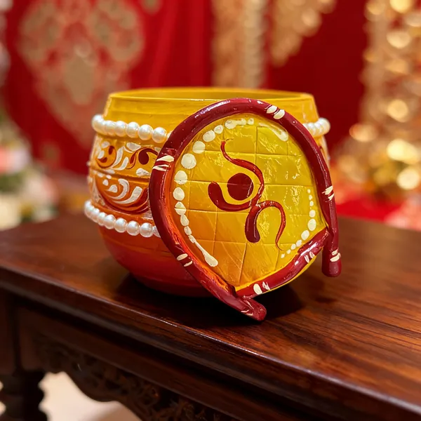Red_Yellow_Wood_Hand-Painted_Kunke_Wedding_Accessory