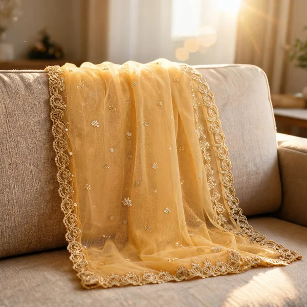 Yellow_Net_Embroidered_Bridal_Dupatta_For_Women