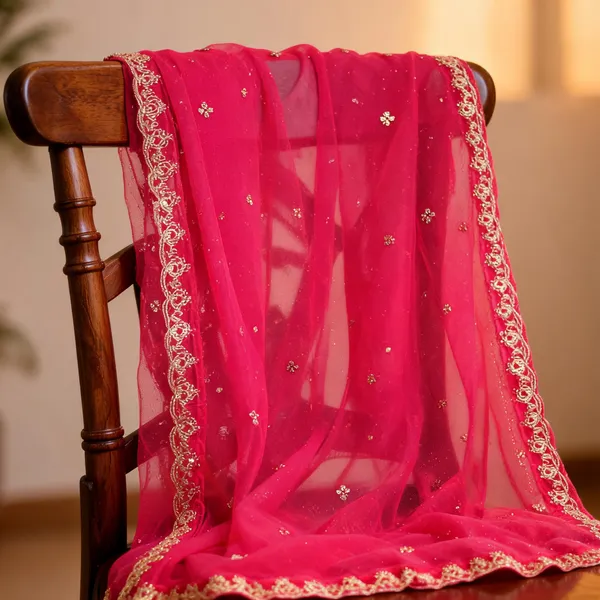 Pink_Net_Embroidered_Bridal_Dupatta_For_Women