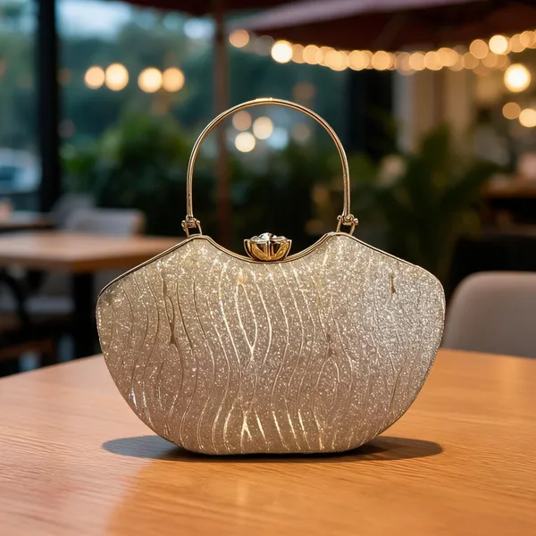 Champagne_Glitter_Hard_Shell_Wedding_Clutch_Bag_For_Women
