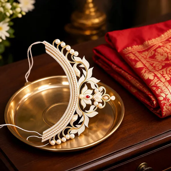 Gold_Alloy_Pearl_Embellished_Traditional_Bridal_Mukut