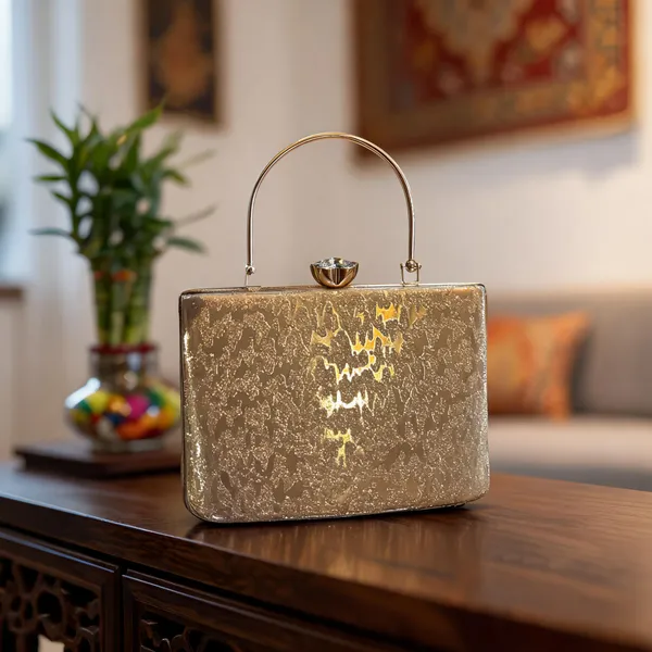 Gold_Canvas_Embellished_Wedding_Clutch_Bag_For_Women