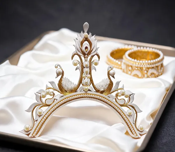White_Pearl_Alloy_Traditional_Bengali_Bridal_Mukut