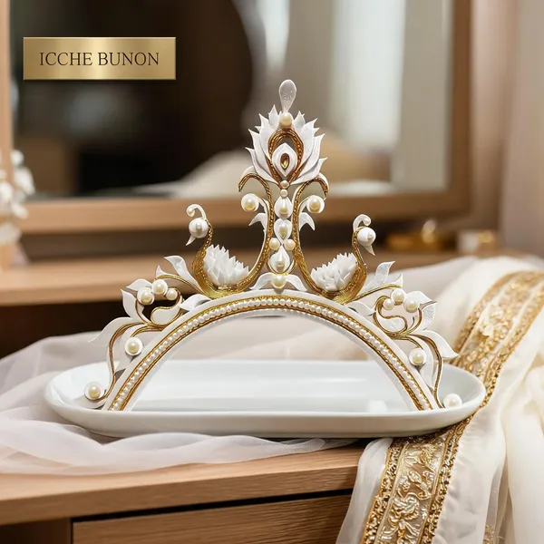 White_Pearl_Alloy_Traditional_Bengali_Bridal_Mukut