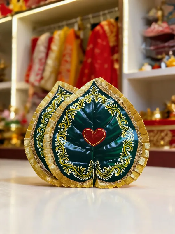 Green_Gold_Plastic_Pan_Pata_Ritual_Accessory