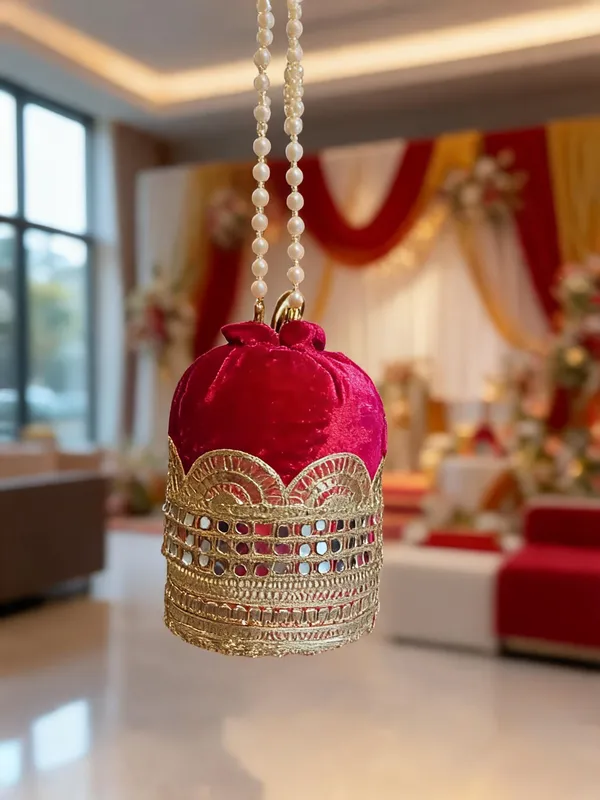 Pink_Velvet_Embellished_Bridal_Potli_Bag_For_Women