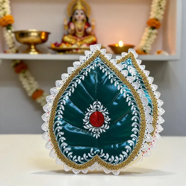 Green_Plastic_Decorative_Pan_Pata_Subho_Drishti_Accessory
