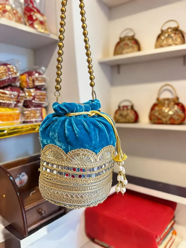 Blue_Georgette_Canvas_Embellished_Bridal_Potli_Bag