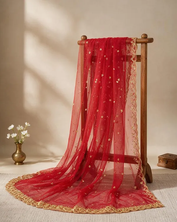 Red_Net_Sequin_Embroidered_Bridal_Dupatta_For_Women