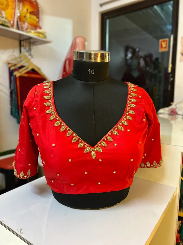Red_Aari_Work_Bridal_Blouse