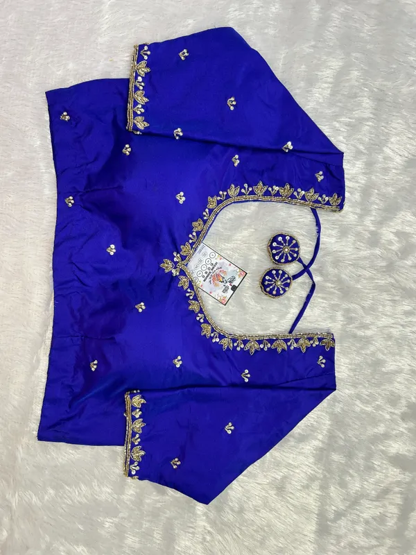 Blue_Aari_Work_Bridal_Blouse