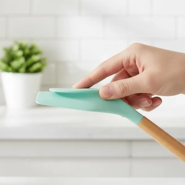 Green_Wooden_Handle_Silicone_Spatula_Set_For_Kitchen_(Set_Of_3)