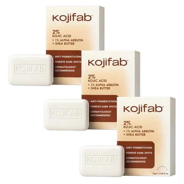 Kojic_Acid_Soap_2_With_1_Alpha_Arbutin_Shea_Butter_Anti_Pigmentation_Soap_For_Dark_Spots_Removal_Skin_Brightening_Even_Tone_Natural_Paraben_Free_Cruelty_Free_For_All_Skin_Types_75_Gm_Pack_3