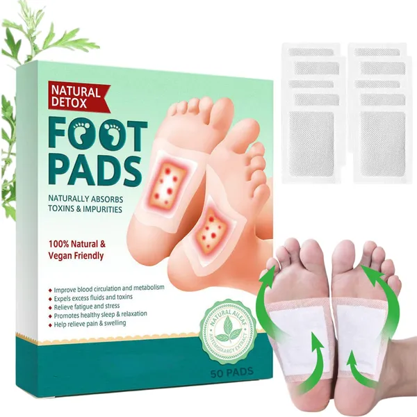 Foot_Pads_For_Weight_Loss_Natural_Ingredients_For_Sleep_Aid_Pain_Relief_Toxin_Removal_With_Bamboo_Vinegar_And_Acupoint_Micro_Massage_Technology_Herbal_Foot_Patch_Pack_50