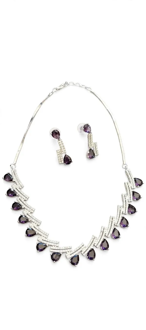 Silver-Tone_Purple_Stone_Necklace_Set_for_Women