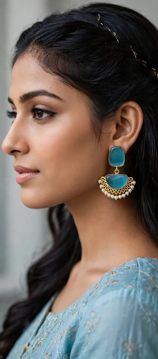 Blue_Gold-Tone_Chandbali_Earrings_for_Women