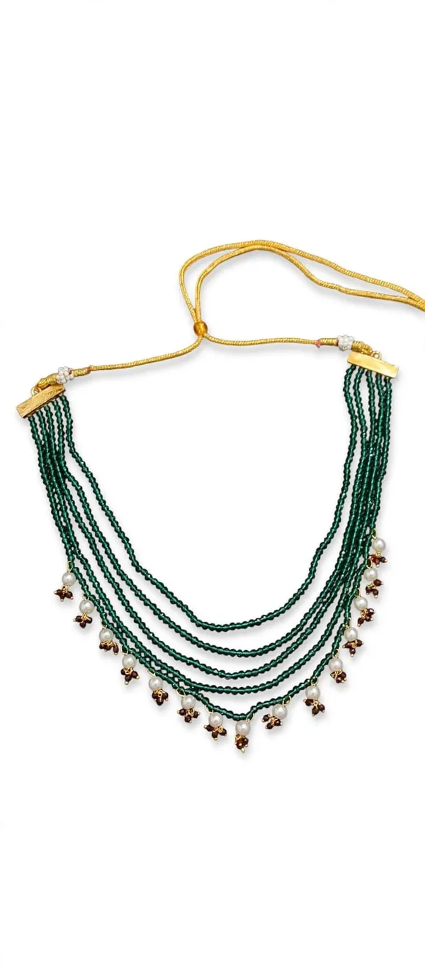 Green_Beaded_Layered_Necklace_for_Women